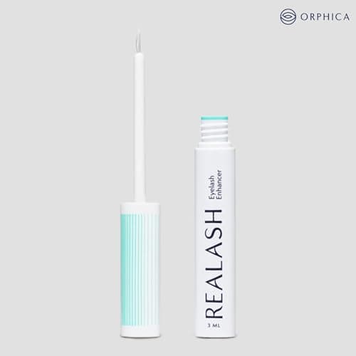 ORPHICA Realash Wimpernserum 3ml – Sichtbar längere Wimpern in 2 Wochen, Dermatologisch geprüft, Hyaluronsäure & Calendu