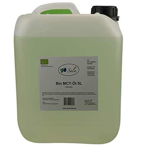 Sala Jojobaöl kaltgepresst BIO für Baby & Kind in Glasflasche 1 L EU Organic