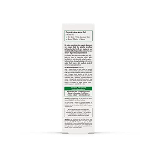 Dr Organic Aloe Vera Gel mit Gurke, für alle Hauttypen, naturlich & vegan, 200ml