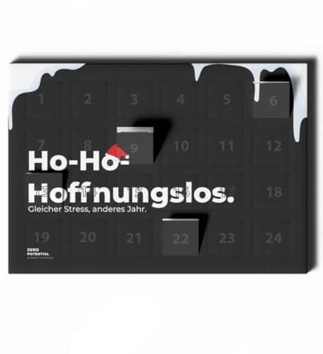 Demotivierender Adventskalender für Erwachsene - 30 Tage voller Hoffnungslosigkeit
| Erwachsener Demotivierender Advent