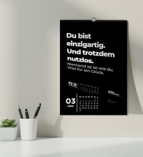 Demotivierender Adventskalender für Erwachsene - 30 Tage voller Hoffnungslosigkeit
| Erwachsener Demotivierender Advent