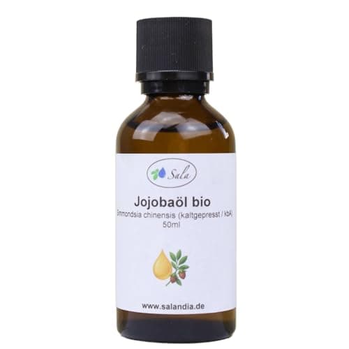 Sala Jojobaöl kaltgepresst BIO für Baby & Kind in Glasflasche 1 L EU Organic
