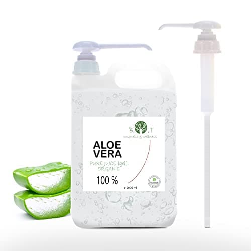 100% Reines Aloe Vera Gel für Gesicht und Körper - Feuchtigkeitscreme direkt aus Lanzarote Spanien - Trockene Haut leic