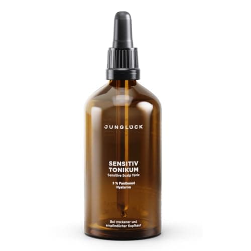 JUNGLÜCK Sensitiv Tonikum 100ml - Vegan ohne Alkohol - Für empfindliche Kopfhaut - Feuchtigkeitsspender mit Panthenol &