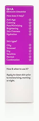 Azelainsäure-Serum Q+A mit porenminimierendem Zink-PCA & Antioxidantien für frische und glatte Haut (30ml)  
Azelainsäur