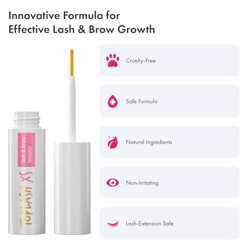 Wimpernwachstumsserum für längere dicke vollere Wimpern - natürliches Serum - 3 ml - Augenbrauenförderung