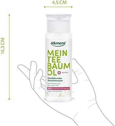 Mein Teebaumöl Gesichtswasser 2x 150 ml Pickelreduktion - natürlichen Teebaumöl, vegan & klimaneutral, mud-alpha Pickeln