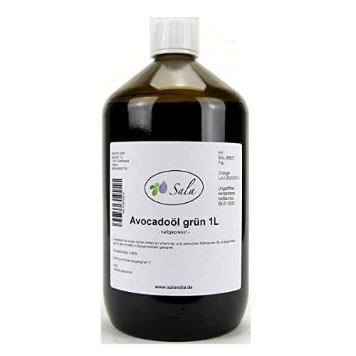 Sala Jojobaöl kaltgepresst BIO für Baby & Kind in Glasflasche 1 L EU Organic