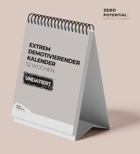 Demotivierender Adventskalender für Erwachsene - 30 Tage voller Hoffnungslosigkeit
| Erwachsener Demotivierender Advent