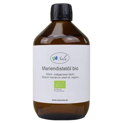 Sala Jojobaöl kaltgepresst BIO für Baby & Kind in Glasflasche 1 L EU Organic