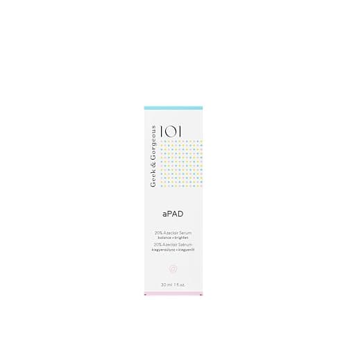 Geek & Gorgeous aPAD Beruhigendes Azelainsäure-Serum für das Gesicht 30 ml gegen Rötungen und Empfindliche Hautöhrennasi