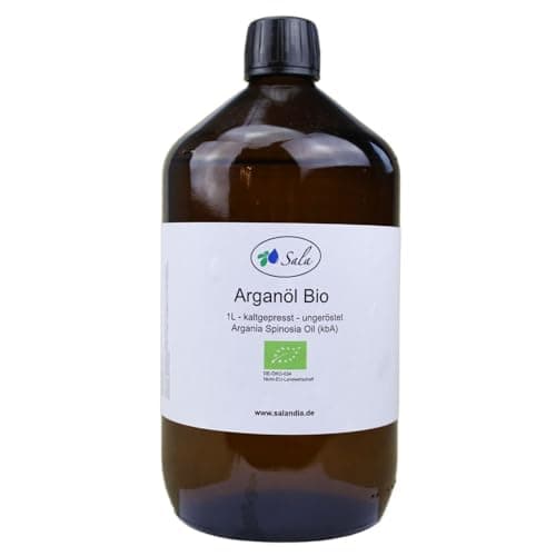 Sala Jojobaöl kaltgepresst BIO für Baby & Kind in Glasflasche 1 L EU Organic