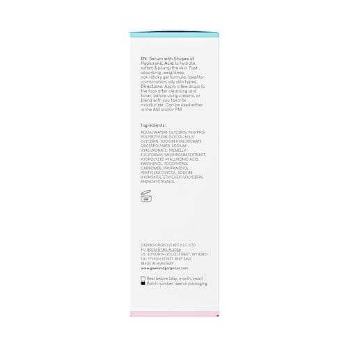 Geek & Gorgeous aPAD Beruhigendes Azelainsäure-Serum für das Gesicht 30 ml gegen Rötungen und Empfindliche Hautöhrennasi