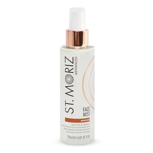 ST. MORITZ Selbstbräuner Face Mist - Für ein sanftes Bronzieren des Gesichts, ideal für tägliche Verwendung - Mit Pflanz