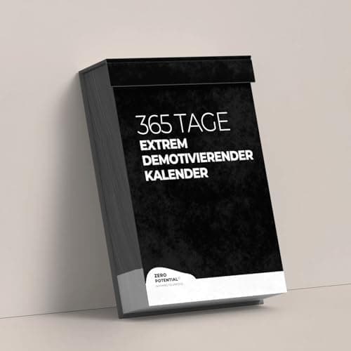 Demotivierender Adventskalender für Erwachsene - 30 Tage voller Hoffnungslosigkeit
| Erwachsener Demotivierender Advent