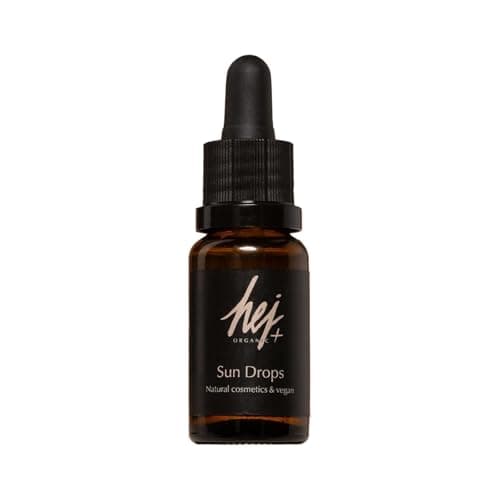 HEJ ORGANIC Sun Drops (15 ml) sanfter Selbstbräuner mit DHA & Aloe Vera für Veganer, Anpassbare Bräunung & Streifenfreie