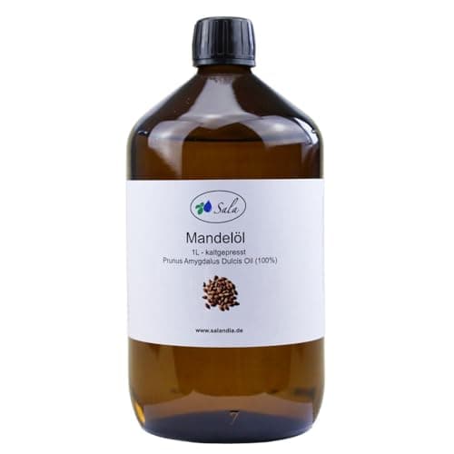 Sala Jojobaöl kaltgepresst BIO für Baby & Kind in Glasflasche 1 L EU Organic