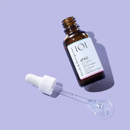 Geek & Gorgeous aPAD Beruhigendes Azelainsäure-Serum für das Gesicht 30 ml gegen Rötungen und Empfindliche Hautöhrennasi