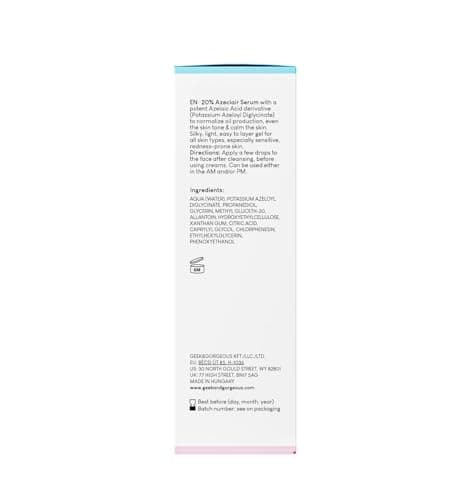 Geek & Gorgeous aPAD Beruhigendes Azelainsäure-Serum für das Gesicht 30 ml gegen Rötungen und Empfindliche Hautöhrennasi