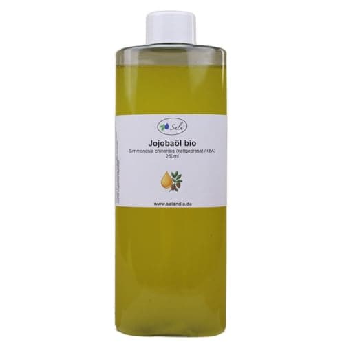 Sala Jojobaöl kaltgepresst BIO für Baby & Kind in Glasflasche 1 L EU Organic