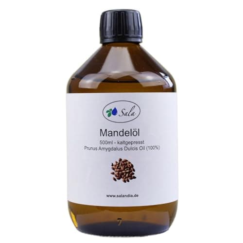 Sala Jojobaöl kaltgepresst BIO für Baby & Kind in Glasflasche 1 L EU Organic