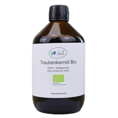 Sala Jojobaöl kaltgepresst BIO für Baby & Kind in Glasflasche 1 L EU Organic