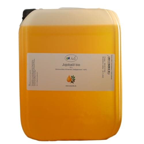 Sala Jojobaöl kaltgepresst BIO für Baby & Kind in Glasflasche 1 L EU Organic