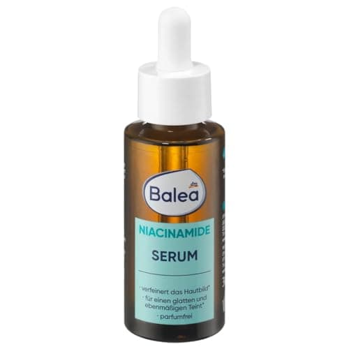 Balea Niacinamide Serum 30 ml für reife Haut
| Balea Niacinamide Serum 30 ml zur Feinerschmiere
| Balea Niacinamide Ser