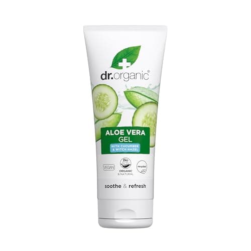 Dr Organic Aloe Vera Gel mit Gurke, für alle Hauttypen, naturlich & vegan, 200ml