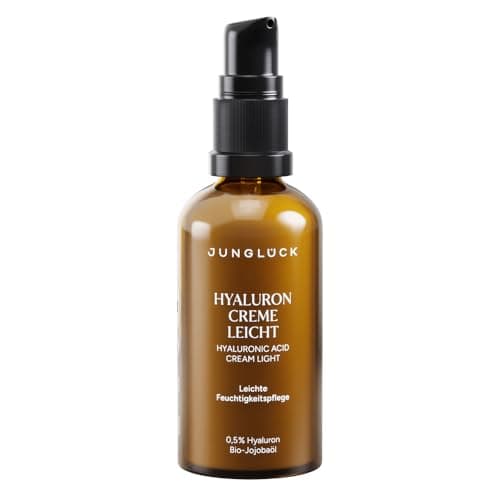 Hyaluron Creme Hochdosiert Gesicht Anti Aging Feuchtigkeitscreme
| JUNGLÜCK Hyaluron Creme Gesicht Tages- & Nachtcreme