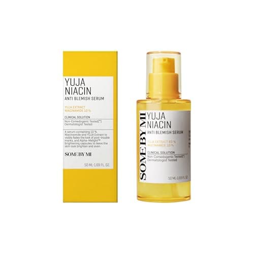 SOME BY MI Yuja Niacin Anti Blemish Serum - 10% Niacinamid & Vitamin C - Für reife Frauen - Perfekter für Nacht- & Morge
