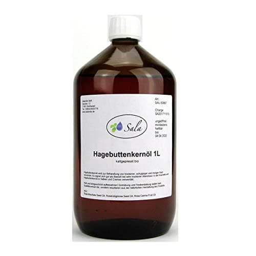 Sala Jojobaöl kaltgepresst BIO für Baby & Kind in Glasflasche 1 L EU Organic
