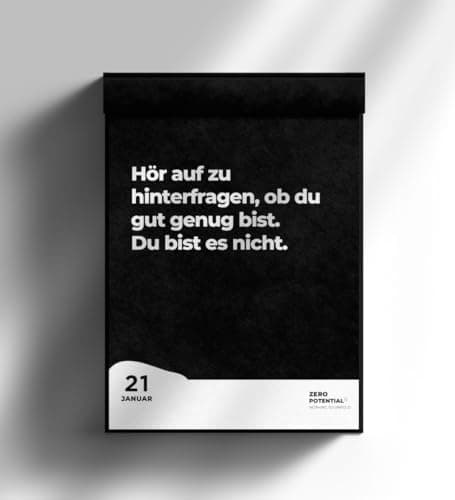 Demotivierender Adventskalender für Erwachsene - 30 Tage voller Hoffnungslosigkeit
| Erwachsener Demotivierender Advent