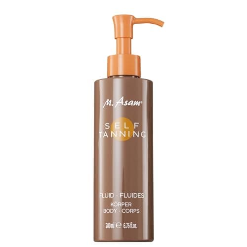 M. Asam SUN Self Tanning Fluid - Softer für den Körper mit Sofort- & Langzeiteffekt, natürlich wirksame & langlebende Br