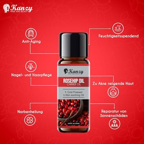 Kanzy Bio-Kalte-Druck-Jojobaöl 100% Reines Gold 120ml Gesichts- und Körperöl, Vegan & Hexanfrei, Anti-Falten, NATURALLY