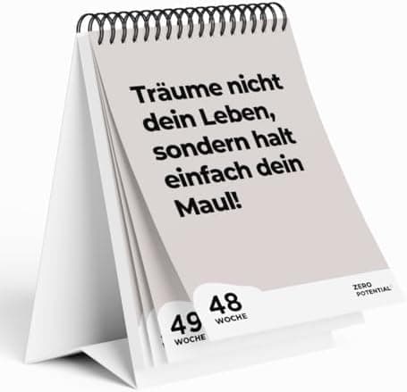 Demotivierender Adventskalender für Erwachsene - 30 Tage voller Hoffnungslosigkeit
| Erwachsener Demotivierender Advent