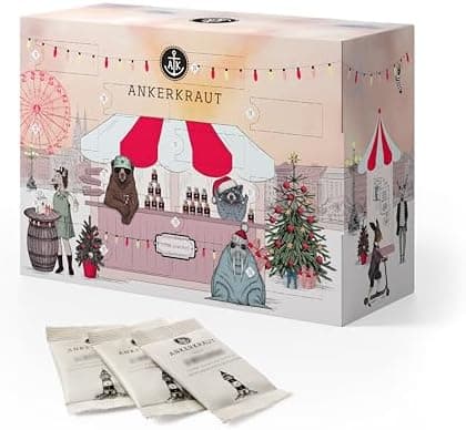 Ankerkraut "der Lütte" Adventskalender 2025 für Frauen, Männer und die ganze Familie, 24 Türchen zum Öffnen, Gewürze-Ide
