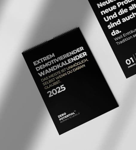 Demotivierender Adventskalender für Erwachsene - 30 Tage voller Hoffnungslosigkeit
| Erwachsener Demotivierender Advent