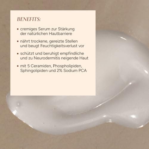 JUNGLÜCK Ceramide Serum - Vegan für trockene, gereizte Haut
| JUNGLÜCK Ceramide Serum - Wirksames Gesichtsserum nährt R
