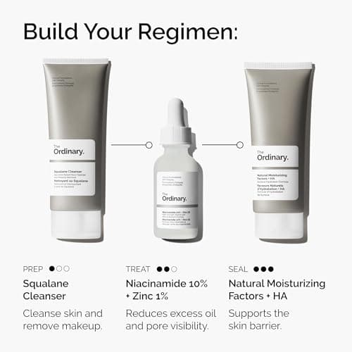 THE ORDINARY Niacinamid 10% + Zink 1% - Erfolgreiches Reinigungs- und Sommerspfefullyon Produkt für Misshalt und Überpr