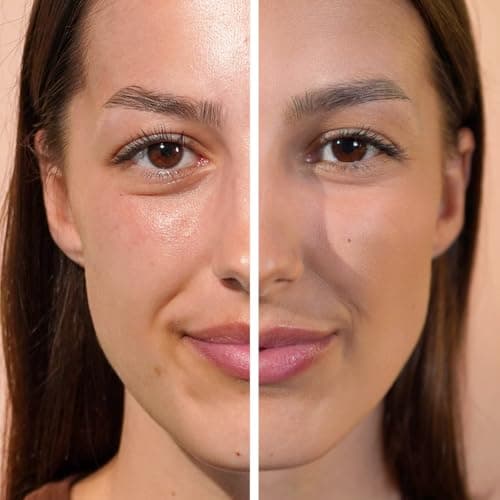 JUNGLÜCK Getöntes Gesichtsserum Vegan mit Hyaluronsäure - Gesichtspflege für ein natürliches No-Makeup-Look - Hell