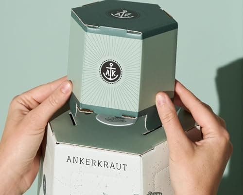 Ankerkraut "der Lütte" Adventskalender 2025 für Frauen, Männer und die ganze Familie, 24 Türchen zum Öffnen, Gewürze-Ide