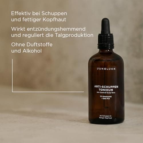 JUNGLÜCK Volumen Shampoo 250ml - Vegan, ohne Sulfate & Silikone - Reinigt und kräftigt die Haarstruktur - BIO Birkenwass