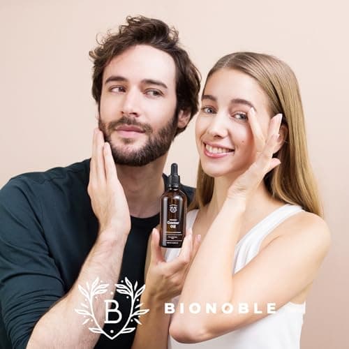 BIONOBLE Jojobaöl Bio Kaltgepresst für Sehnenpflege und Pickelregulation - Haare, Gesicht, Körper, Nägel - Hexanfrei, V