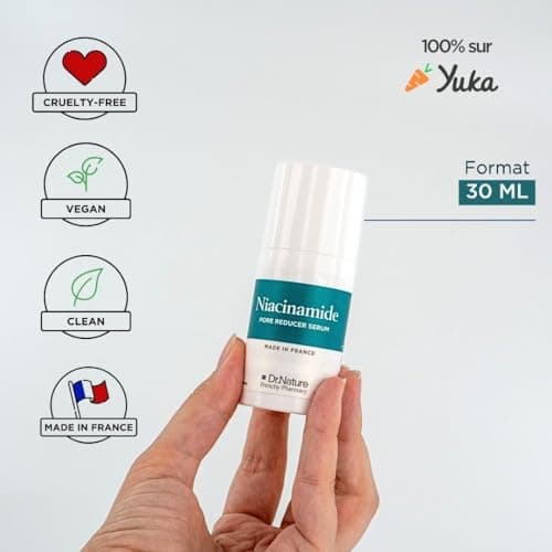10% Niacinamid + 1% Zink - Skin Serum für Fettige, Misch- und empfindliche Haut - Minimiert breitere Poren und reguliert