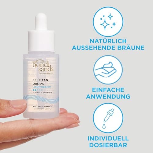Bondi Sands Selbstbräuner Drops Light/Medium für Gesicht und Körper