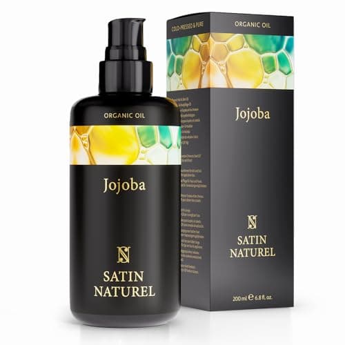 Satin Naturel Bio Jojobaöl 100ml – 100% Rein & Kaltgepresst – Gesichtsöl & Körperöl für Alle Hautarten – Vegane Naturpfl