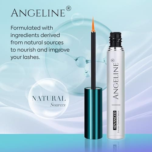 Natürliches Hormonfreies Wimpernserum Lash Serum 5ML für Längere Wimpern und Schnelleres Wachstum Vegan