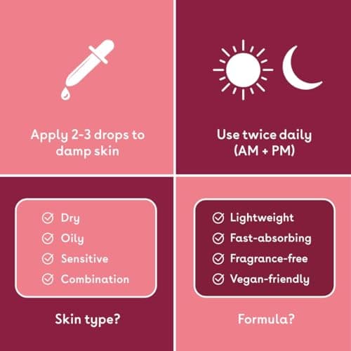 Azelainsäure-Serum Q+A mit porenminimierendem Zink-PCA & Antioxidantien für frische und glatte Haut (30ml)  
Azelainsäur