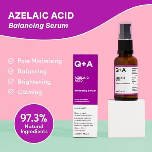 Azelainsäure-Serum Q+A mit porenminimierendem Zink-PCA & Antioxidantien für frische und glatte Haut (30ml)  
Azelainsäur